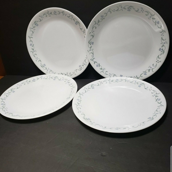 Set of 4 CORELLE "Country Cottage" Dinner Plates - Picture 1 of 6